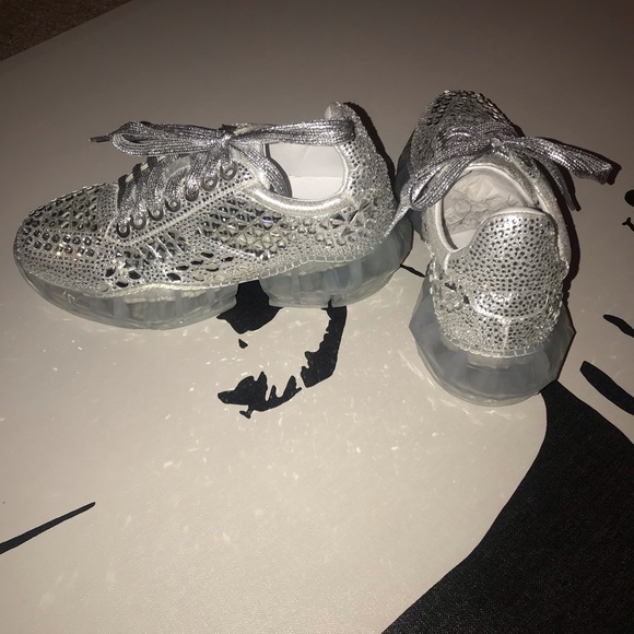 Rhinestone Glitter Women’s Sneakers - Picture 5 of 5